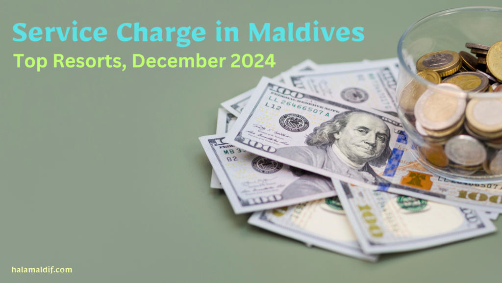 service charge maldives resorts december 2024